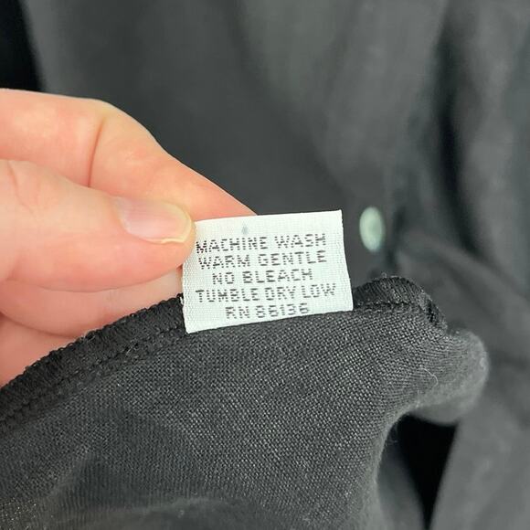 NWT Bryn Walker Linen A-Line Lagenlook Ruched Asymmetrical Art to Wear Tunic Med - Picture 13 of 14